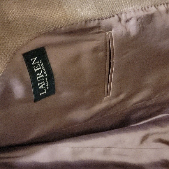 New Lauren Ralph Lauren Blazer 42R Rose Gold - Picture 6 of 8